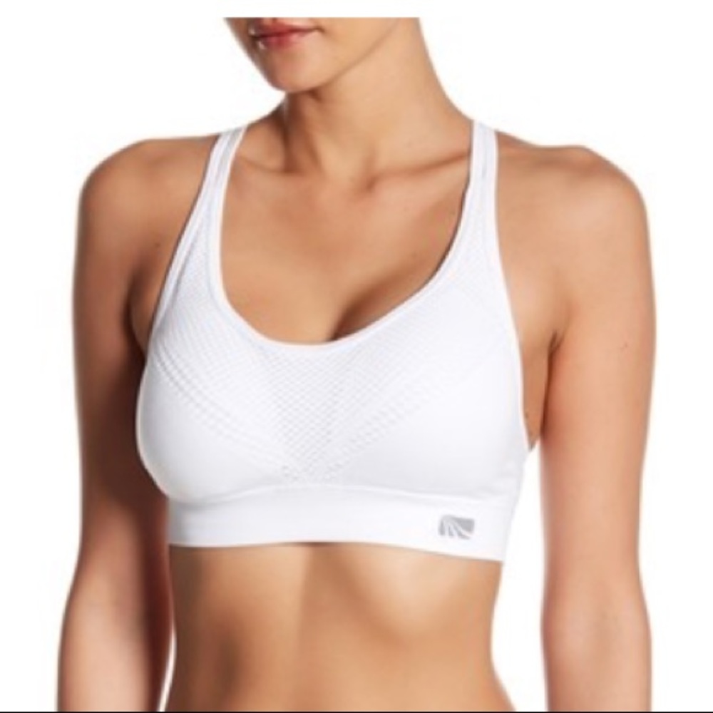 White Marika Skylar sports bra from Nordstrom rack